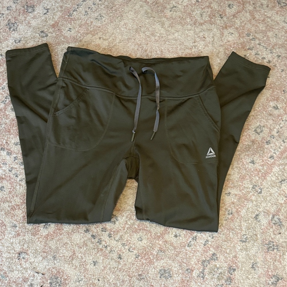 Reebok Dark Green Active Leggings
